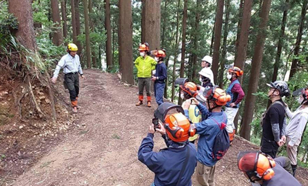 活動山林視察